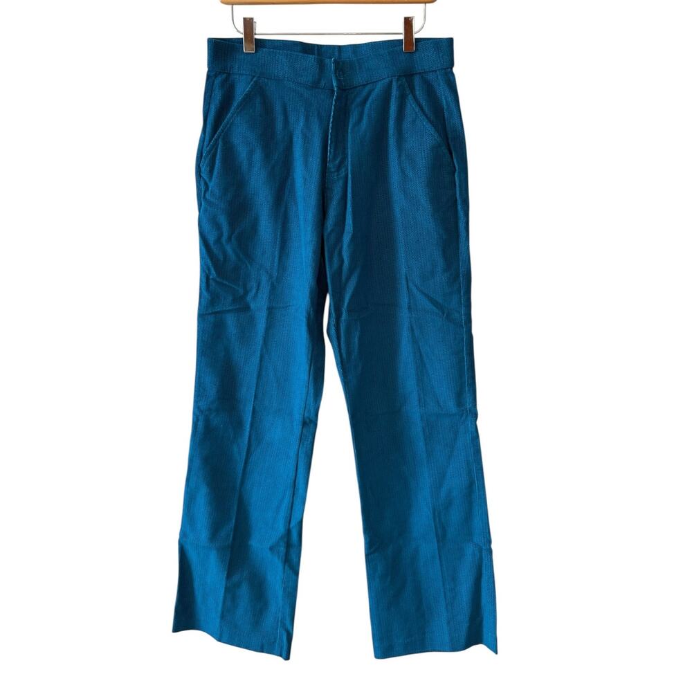 Vintage Pappagallo High waisted corduroys peacock blue